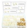 YIXISI 190 Pezzi 6.3mm Kit di Connettori Elettrici per Auto, 2 3 4 6 Pin Kit Connettore e Terminali da Crimpare, Connettori per Cavi Elettrici per Automobili, per Auto e Moto