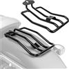 DREAMIZER Portapacchi Solo Seat compatibile con Harley, portapacchi posteriore per moto nero per Sportster XL883 1200 2004-2015