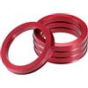 A ABSOPRO Anelli Centrici per Cerchi Auto Set di 4 | Diametro Esterno 72.6mm, Diametro Interno 57.1mm, Spessore 10mm, Progettato Per Eliminare Vibrazioni Del Volante