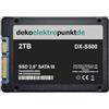 dekoelektropunktde Disco rigido SSD da 2TB compatibile con MSI A520M-A PRO Scheda madre, Ricambio alternativo 2,5 pollici SATA3