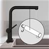 hansgrohe doccetta estraibile, 93751670, Universal nero opaco [Rubinetteria da Cucina > Accessori per Rubinetti da Cucina]