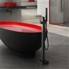 Mariner Lamborghini Hyper rubinetto vasca freestanding, per corpo incasso, HYP9991-NO+LEV001C-CFL, Lamborghini Hyper matt black [Rubinetteria Bagno > Rubinetteria Vasca]