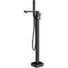 Mariner Lamborghini Hyper rubinetto vasca freestanding, per corpo incasso, HYP9991-NO+LEV001C-NOBO, Lamborghini Hyper matt black [Rubinetteria Bagno > Rubinetteria Vasca]