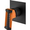 Mariner Lamborghini Hyper rubinetto doccia, per corpo incasso, HYP1990-NO+LEV001C-CFB, Lamborghini Hyper matt black [Rubinetteria Bagno > Rubinetteria Doccia]
