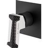 Mariner Lamborghini Hyper rubinetto doccia, per corpo incasso, HYP1990-NO+LEV001C-CBO, Lamborghini Hyper matt black [Rubinetteria Bagno > Rubinetteria Doccia]