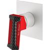 Mariner Lamborghini Hyper rubinetto doccia, per corpo incasso, HYP1990-BO+LEV001C-CFL, Lamborghini Hyper arctic white [Rubinetteria Bagno > Rubinetteria Doccia]