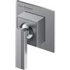 Mariner Lamborghini Raptor rubinetto doccia / rubinetto lavabo in acciaio inox, incluso corpo incasso, RAP1111-IN+INT9037-00, Lamborghini Raptor brushed stainless steel [Rubinetteria Bagno > Rubinetteria Doccia]