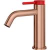 Mariner Lamborghini Spectra rubinetto lavabo in acciaio inox, SPE9953-PRS+SPE0099-FL, Lamborghini Spectra brushed copper [Rubinetteria Bagno > Rubinetteria Lavabo]