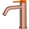 Mariner Lamborghini Spectra rubinetto lavabo in acciaio inox, SPE9953-PRS+SPE0099-FB, Lamborghini Spectra brushed copper [Rubinetteria Bagno > Rubinetteria Lavabo]