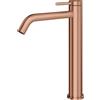 Mariner Lamborghini Spectra rubinetto lavabo in acciaio inox con corpo del rubinetto rialzato, SPE0052-PRS, Lamborghini Spectra brushed copper [Rubinetteria Bagno > Rubinetteria Lavabo]