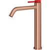 Mariner Lamborghini Spectra rubinetto lavabo in acciaio inox con corpo del rubinetto rialzato, SPE9952-PRS+SPE0099-FL, Lamborghini Spectra brushed copper [Rubinetteria Bagno > Rubinetteria Lavabo]