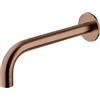 Mariner Lamborghini Spectra bocca in acciaio inox per rubinetto lavabo a parete, SPE0058-PRS, Lamborghini Spectra brushed copper [Rubinetteria Bagno > Rubinetteria Lavabo]