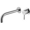 Mariner Lamborghini by Mariner Spectra rubinetto lavabo a parete in acciaio inox, per corpo incasso, SPE1000-IN+SPE0058-IN, Lamborghini Spectra brushed stainless steel [Rubinetteria Bagno > Rubinetteria Lavabo]