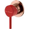 Mariner Lamborghini Spectra rubinetto doccia / rubinetto lavabo in acciaio inox, per corpo incasso, SPE9900-PRS+SPE0103-FL, Lamborghini Spectra brushed copper [Rubinetteria Bagno > Rubinetteria Doccia]