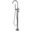 Mariner Lamborghini Spectra rubinetto vasca freestanding in acciaio inox, incluso corpo incasso, SPE0091-IN+FIX0090TL, Lamborghini Spectra brushed stainless steel [Rubinetteria Bagno > Rubinetteria Vasca]