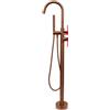 Mariner Lamborghini Spectra rubinetto vasca freestanding in acciaio inox, per corpo incasso, SPE9991-PRS+SPE0090-FL, Lamborghini Spectra brushed copper [Rubinetteria Bagno > Rubinetteria Vasca]