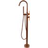 Mariner Lamborghini Spectra rubinetto vasca freestanding in acciaio inox, per corpo incasso, SPE9991-PRS+SPE0090-FB, Lamborghini Spectra brushed copper [Rubinetteria Bagno > Rubinetteria Vasca]