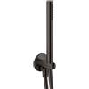 Mariner Lamborghini Spectra set doccetta in acciaio inox con presa d'acqua e supporto doccetta integrato, WLS3030-PGMTL, Lamborghini Spectra brushed titanium [Rubinetteria Bagno > Set Doccia]