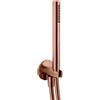 Mariner Lamborghini Spectra set doccetta in acciaio inox con presa d'acqua e supporto doccetta integrato, WLS3030-PRSTL, Lamborghini Spectra brushed copper [Rubinetteria Bagno > Set Doccia]