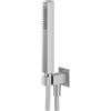 Mariner Lamborghini set doccetta con presa d'acqua e supporto doccetta integrato, WLS3108-CSTL, Lamborghini Hyper; Lamborghini Vortex brushed silver [Rubinetteria Bagno > Set Doccia]