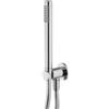 Mariner Lamborghini Vortex set doccetta con presa d'acqua e supporto doccetta integrato, WLS3018-CRTL, Lamborghini Vortex silver [Rubinetteria Bagno > Set Doccia]