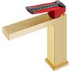 Mariner Lamborghini Hyper rubinetto lavabo, HYP9953-OS+LEV001-CFL, Lamborghini Hyper noble gold [Rubinetteria Bagno > Rubinetteria Lavabo]