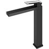 Mariner Lamborghini Hyper rubinetto lavabo con corpo del rubinetto rialzato, HYP9952-NO+LEV001-BONO, Lamborghini Hyper matt black [Rubinetteria Bagno > Rubinetteria Lavabo]