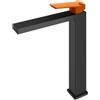 Mariner Lamborghini Hyper rubinetto lavabo con corpo del rubinetto rialzato, HYP9952-NO+LEV001-FB, Lamborghini Hyper matt black [Rubinetteria Bagno > Rubinetteria Lavabo]