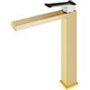 Mariner Lamborghini Hyper rubinetto lavabo con corpo del rubinetto rialzato, HYP9952-OS+LEV001-NOBO, Lamborghini Hyper noble gold [Rubinetteria Bagno > Rubinetteria Lavabo]