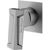 Mariner Lamborghini Hyper rubinetto doccia / rubinetto lavabo, per corpo incasso, HYP1111-CS, Lamborghini Hyper brushed silver [Rubinetteria Bagno > Rubinetteria Doccia]