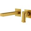 Mariner Lamborghini by Mariner Hyper rubinetto lavabo a parete, per corpo incasso, HYP1111-OB+BOQ0258-OBTL, Lamborghini Hyper brushed gold [Rubinetteria Bagno > Rubinetteria Lavabo]