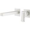Mariner Lamborghini by Mariner Hyper rubinetto lavabo a parete, per corpo incasso, HYP1111-BO+BOQ0258-BOTL, Lamborghini Hyper arctic white [Rubinetteria Bagno > Rubinetteria Lavabo]