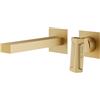 Mariner Lamborghini Hyper rubinetto lavabo, installazione a parete, HYP1111-OS+INT0055-00TL+BOQ0258-OSTL, Lamborghini Hyper noble gold [Rubinetteria Bagno > Rubinetteria Lavabo]