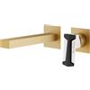 Mariner Lamborghini by Mariner Hyper rubinetto lavabo a parete, incluso corpo incasso, HYP9911-OS+LEV001C-NOBO+INT0055-00TL+BOQ0258-OSTL, Lamborghini Hyper noble gold [Rubinetteria Bagno > Rubinetteria Lavabo]