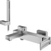 Mariner Lamborghini Hyper rubinetto vasca con set doccia, HYP0020-CS, Lamborghini Hyper brushed silver [Rubinetteria Bagno > Rubinetteria Vasca]