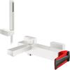 Mariner Lamborghini Hyper rubinetto vasca con set doccia, HYP9920-BO+LEV001-CFL, Lamborghini Hyper arctic white [Rubinetteria Bagno > Rubinetteria Vasca]