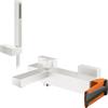 Mariner Lamborghini Hyper rubinetto vasca con set doccia, HYP9920-BO+LEV001-CFB, Lamborghini Hyper arctic white [Rubinetteria Bagno > Rubinetteria Vasca]