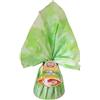 Generico Uovo di Pasqua GRECO, Cioccolato al Latte o Fondente, Decorato con Fiocco, 100g-1kg (200gr, Cioccolato al latte)