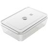 ZWILLING Fresh & Save Piatto gratin sottovuoto, vetro, grigio