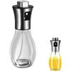 trabag Spruzzatore olio da 200 ml in vetro di olio d'oliva per cucinare, friggitrice ad aria, spruzzatore di olio d'oliva per insalata, BBQ, cottura, pasta, bottiglia d'olio, contenitore per aceto