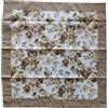 SalGiu Centrotavola Cucina Tavolo Decorativo Fantasia in Cotone Quadrato 90x90 cm (Fiori Tortora)