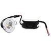 VR VETRINEINRETE Vetrineinrete® Faretto led incasso 3 watt 1 led cob orientabile luce bianca calda naturale 6500k 3000k 4000k soffitto illuminazione luce controsoffittatura lampadina (Bianco, 3000k) F44