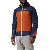 Millet - Grands Montents II GTX JKT M - Giacca Hardshell Uomo - Membrana Gore-Tex Impermeabile - Avvicinamento, Hiking, Trekking, Tutti i giorni - Blu/Arancione