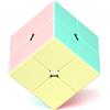 Vdealen Cubo Magico Macaron Magic Cube, Lisci senza Adesivo Speed Cube per Principianti e Utenti Avanzati Cube, Regalo per Bambini Adolescenti Adulti(2x2x2)
