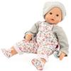 Götz Maxy Muffin Bambola Ragazzo Fortunato - Alta 42 cm, Occhi Azzurri Che Dormono, Senza Capelli, Corpo Morbido - Set da 7 Pezzi