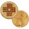 Toys of Wood Oxford Set 2-in-1 di solitari e labirinti in legno di Toys of Wood Oxford - classico gioco da tavolo per un giocatore, palline da 25 cm - Gioco di equilibrio e strategia - Sfida intellettuale, puzzle e
