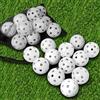 THIODOON Palline da golf, flusso d'aria, cave, esercizio, palline da golf, in plastica, 40 mm, per esercizi di altalena
