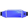 AXELENS Marsupio da Corsa Running Sport con Finestra Touchscreen Smartphone Waterproof - Doppio Scomparto Fascia Regolabile da 62 a 125 cm - Blu