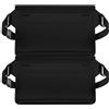 MyGadget 2x Borse Impermeabili [ 22 x 15.5 cm ] - IPx8 Waterproof - Marsupio da Mare Porta Accessori con Chiusura Tripla e Cintura Regolabile in Nero