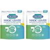 Dr. Beckmann MAGIC LEAVES Detersivo Lavatrice in fogli UNIVERSALE | Facile da usare, facile da riporre & da trasportare | 20 fogli (Confezione da 2)